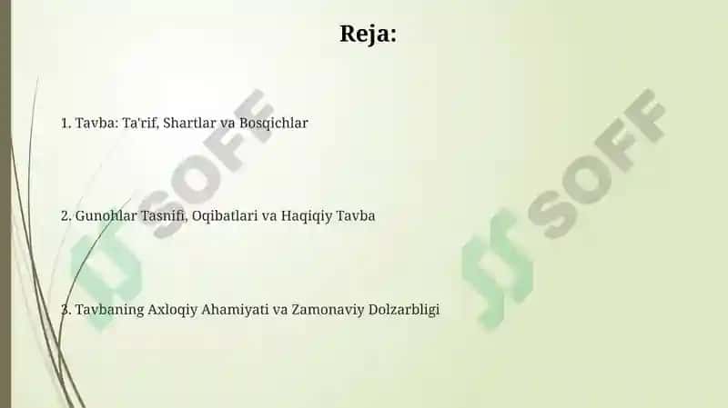Gʻazzoliyning"Tavbaasariasosidadinvaaxloqmavzusidataqdimot 2