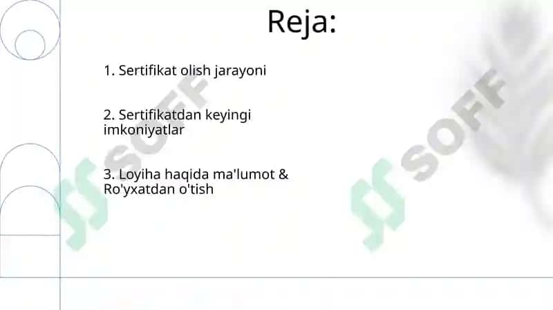Bir million dasturchi loyihasida roʻyhatdan oʻtish va sertifikat olish 2