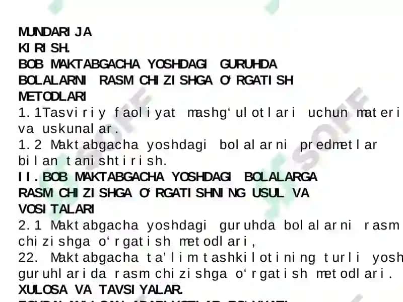 MAKTABGACHA YOSHDAGI GURUHDA BOLALARNI RASM CHIZISHGA O‘RGATISH METODLARI 2