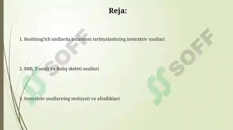 Interfaol metodlar boshlangʻich sinflar tarbiya fani uchun va uning mohiyati 2