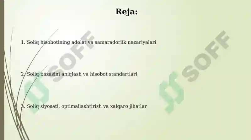 Soliq hisobotining nazariy asoslari 2