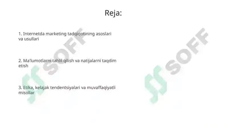 Internetda marketing tadqiqotlari 2