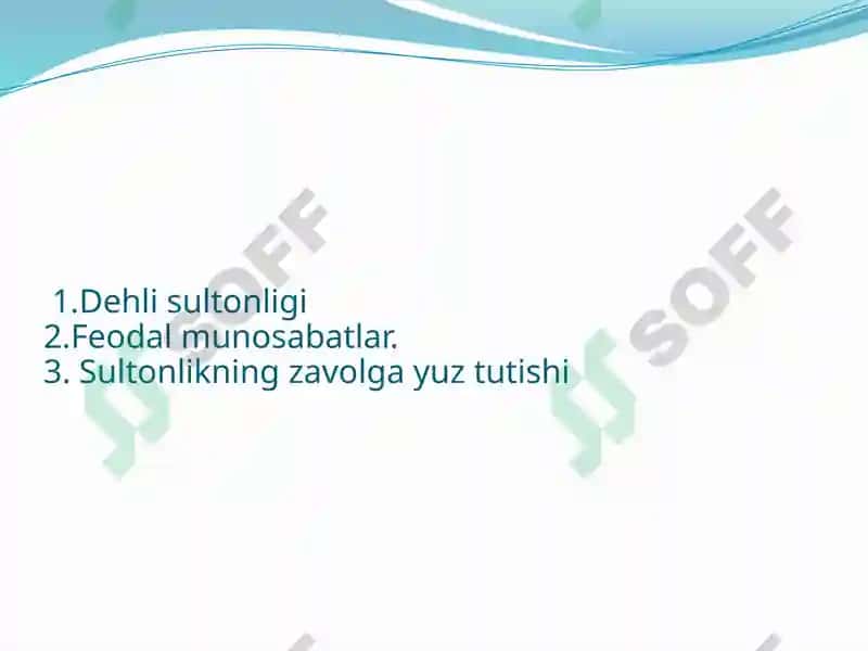 Dehli sultonligi XIII XVI asrlarda 2