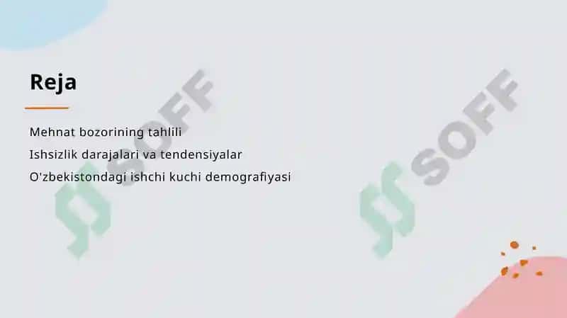 Mehnat Bozori Statistikasi 2