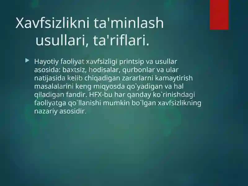 Hayotiy faoliyat xavfsizliging huquqiy asoslari 2
