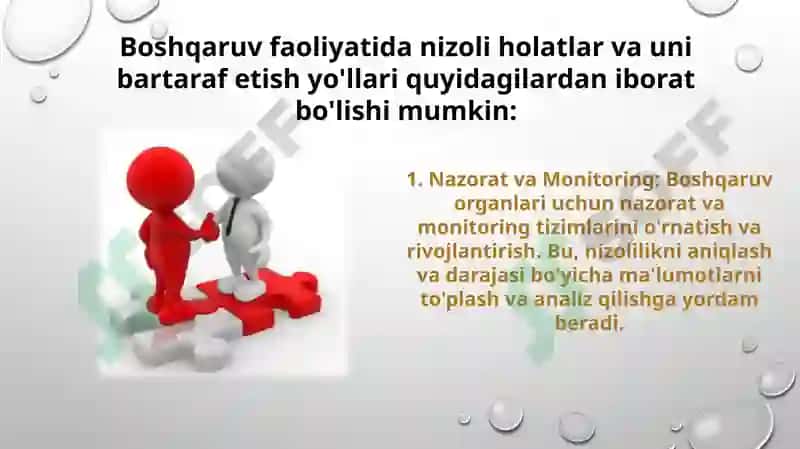 Nizolarni boshqarish 2
