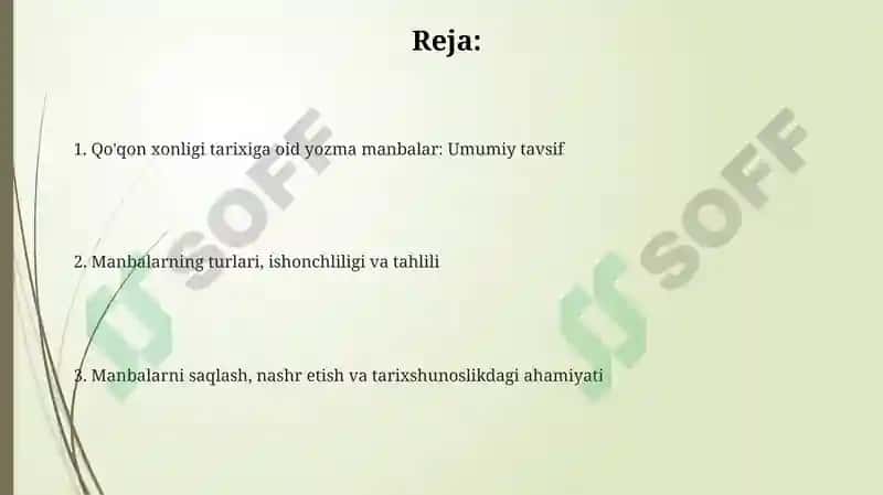 Qo'qonxonligiga oid yozma manbalar 2