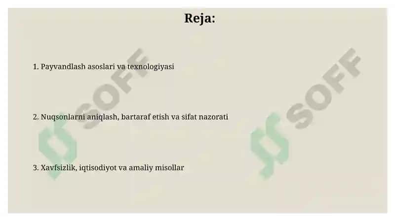 Detallarni elektr yoyi vositasida payvandlash yoʻli bilan tamirlash 2