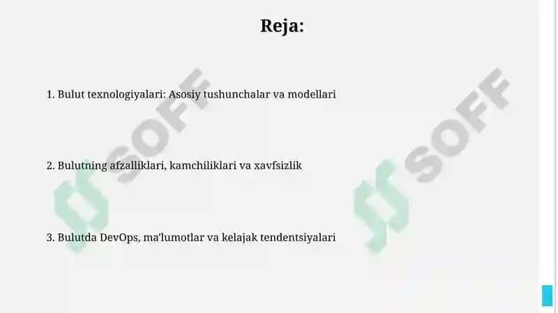 Bulut texnologiyalari: Asosiy tushunchalar 2