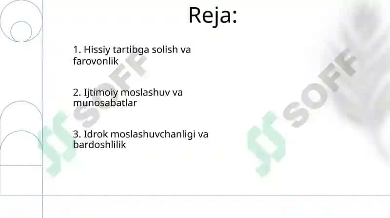 Psixologik moslashuvchanlik va muvozanatni baholash mezonlari 2