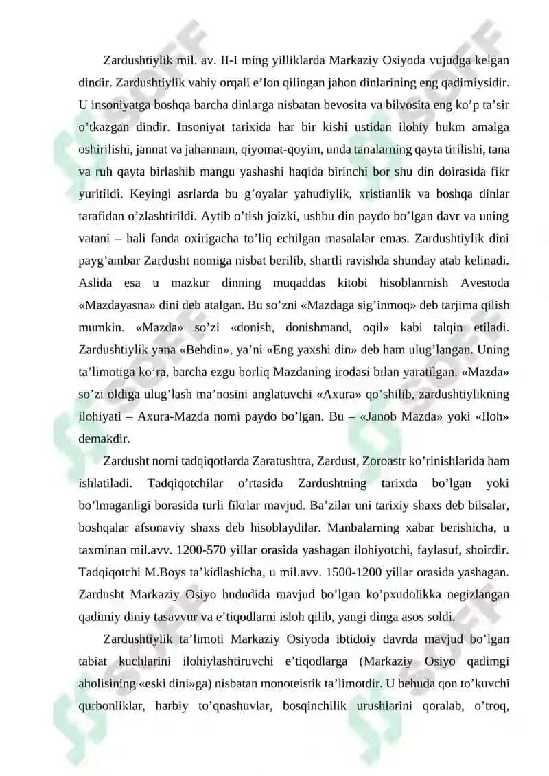 Zardushtiylik dini 2