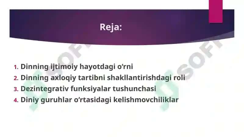 Dinning jamiyatdagi integrativ va dezintegrativ funksiyalari 2