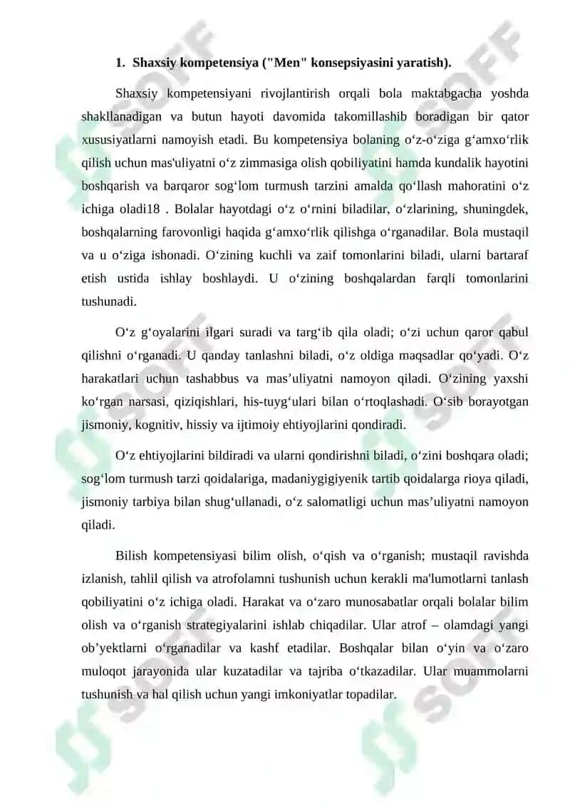 Maktabgacha ta’limning rivojlanish konsepsiyasi 2