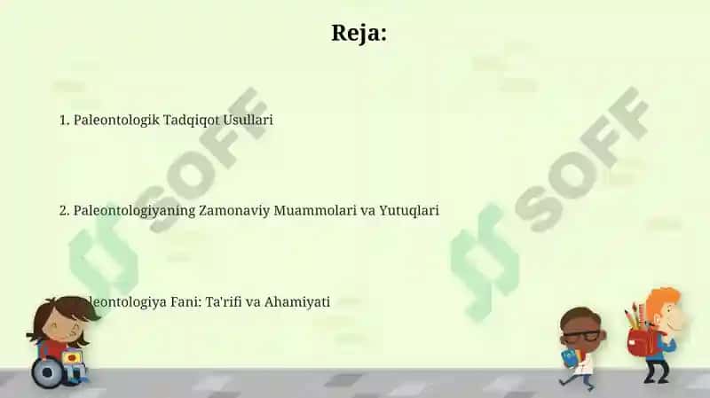 Paleontologik Tadqiqot Usullari 2