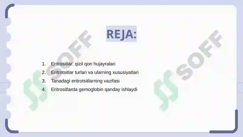 Eritrotsitlar va Gemoglobin 2