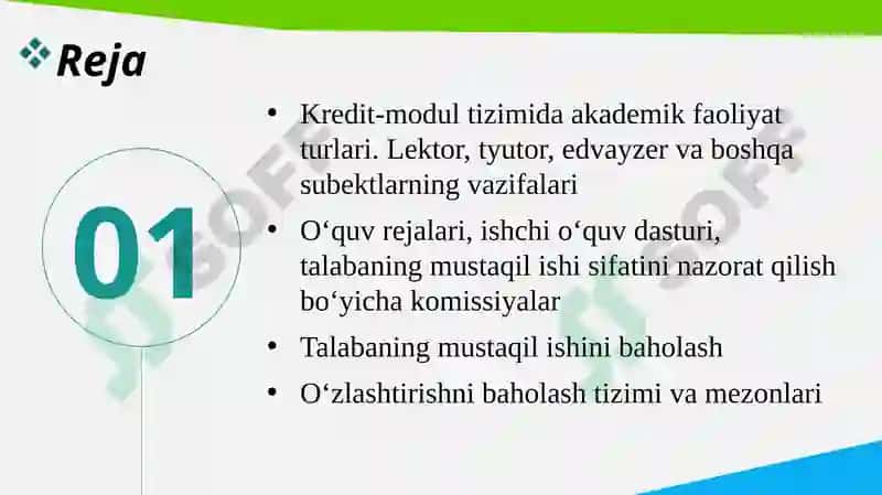 OLIY O‘QUV YURTLARIDA O‘QUV JARAYONINI KREDIT-MODUL TIZIMDA 2