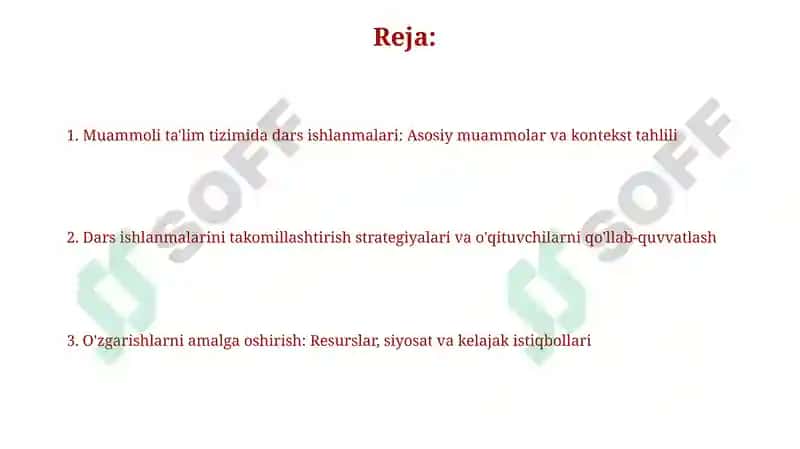 Muammoli ta'lim tizimida dars ishlanmalari 2