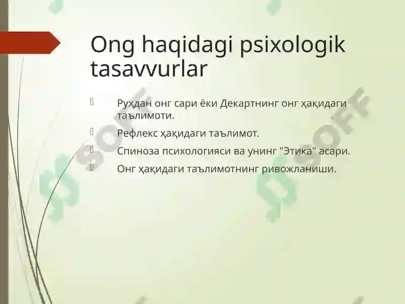 Ong psixofiziologik fenomen sifatida 2