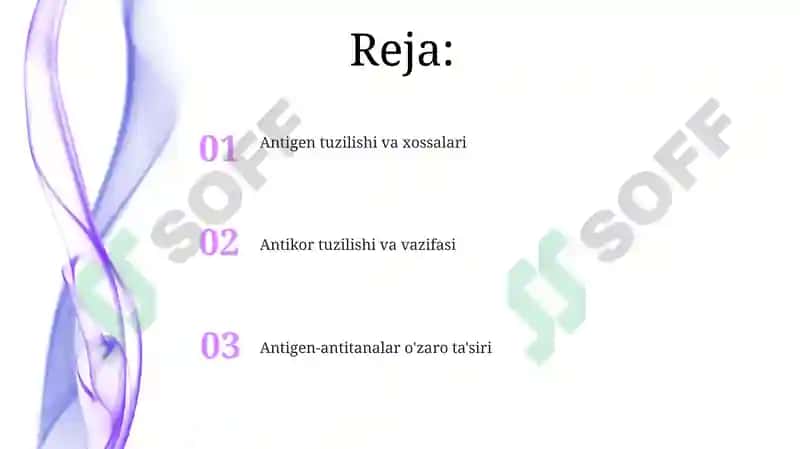 Antigen va Antitelalar 2