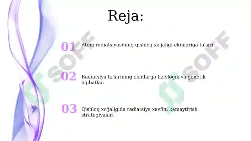 Atom nurlarining qishloq xo'jalik ekinlariga ta'sir effektlari 2