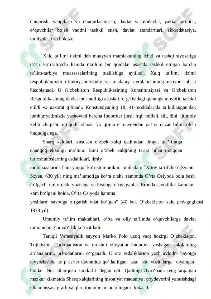 Ta'lim sohasidagi davlat siyosatining asosiy prinsiplari 2