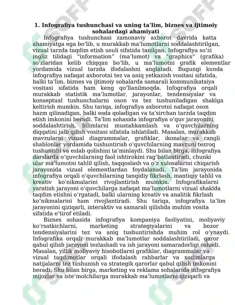 Infografiya yaratish texnologiyalari 2