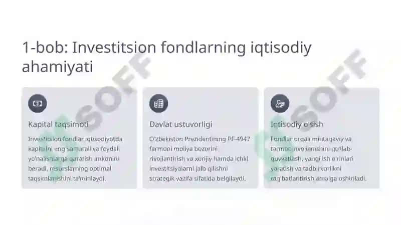 Investitsion fondlar faoliyatini takomillashtirish yo'llari 2