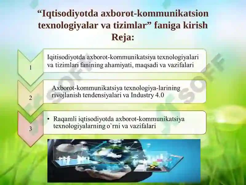 Iqtisodiyotda axborot-kommunikatsiya texnologiyalari va tizimlari 2