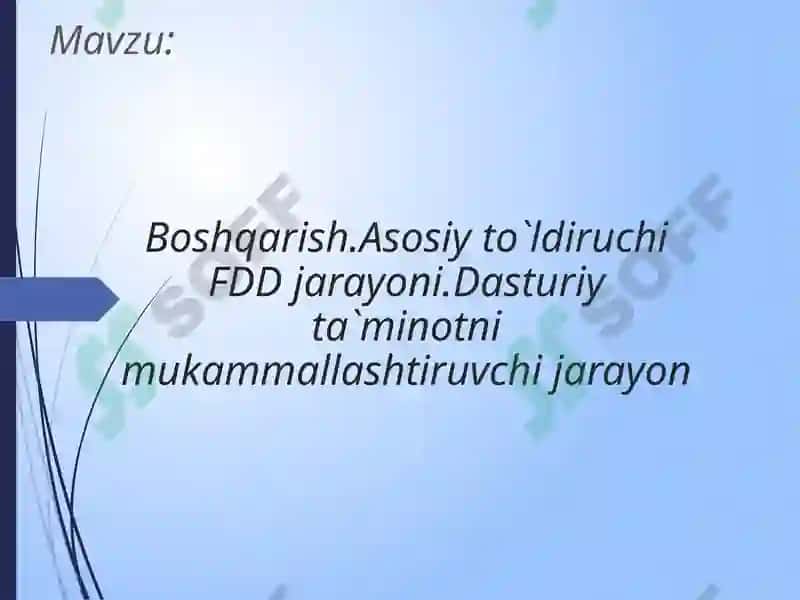 Raqamli texnalogiyalar Boshqarish 2
