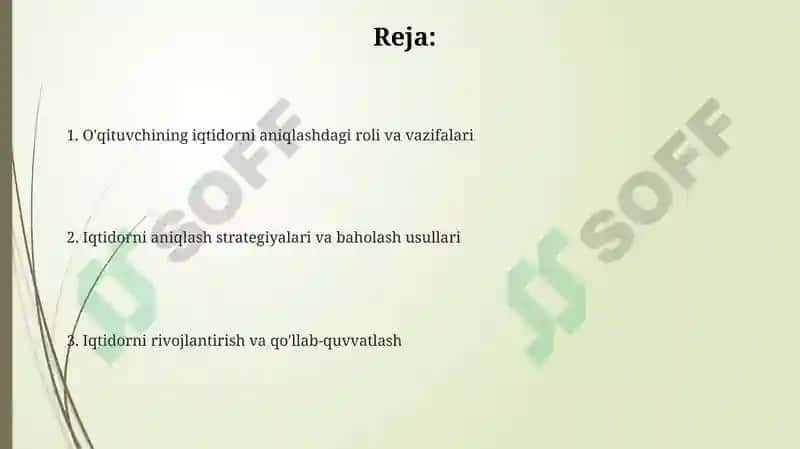 Iqtidorlarni aniqlashda pedagogning ro'li 2