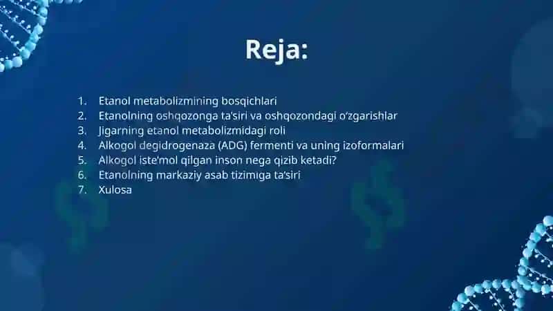 Etil spirti. Alkogolizmning organizmga taʼsiri 2