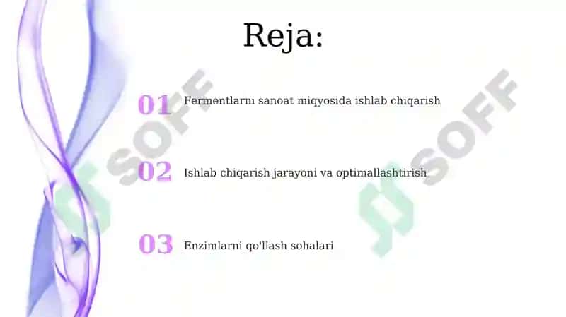 Fermentlarni sanoatda ishlab chiqarish 2