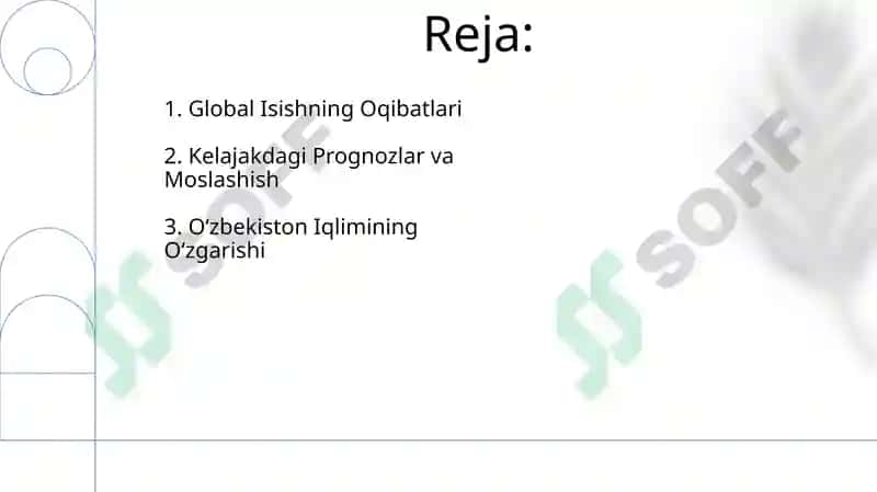 Yog'ingarchilikning O'zgarishi va Qurg'oqchilik 2