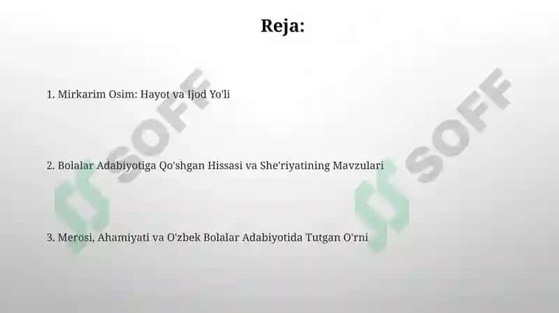 Bolalar shoiri Mirkarim Osim 2