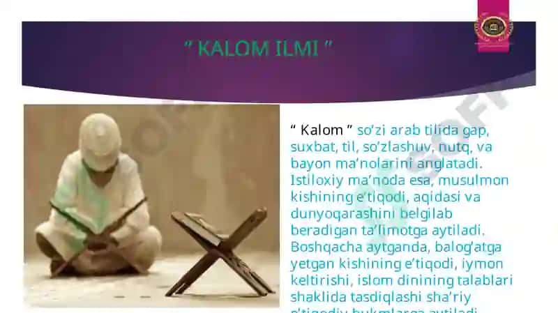 "KALOM ILMI" 2