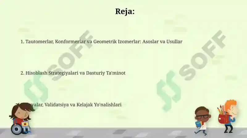 Tautomerlar, Konformerlar va Geometrik Izomerlar: Asoslar va Usullar 2