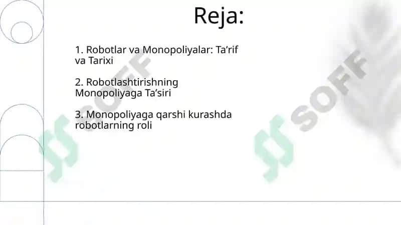 Robotlar va Monopoliyalar: Taʼrif va Tarixi 2
