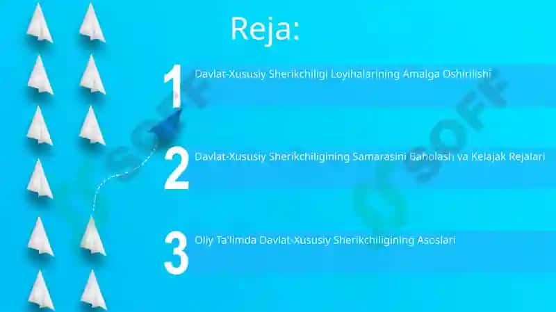 Davlat-Xususiy Sherikchiligi Loyihalarining Amalga Oshirilishi 2
