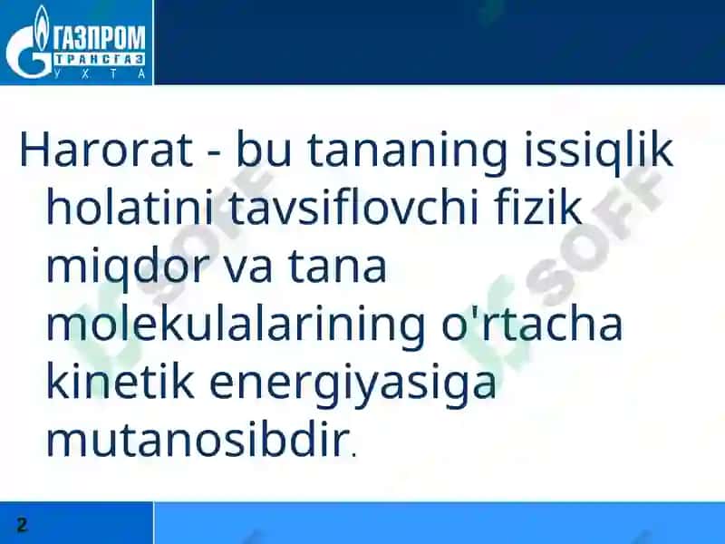 Harorat o'lchagichlarning ishlash printsipi 2