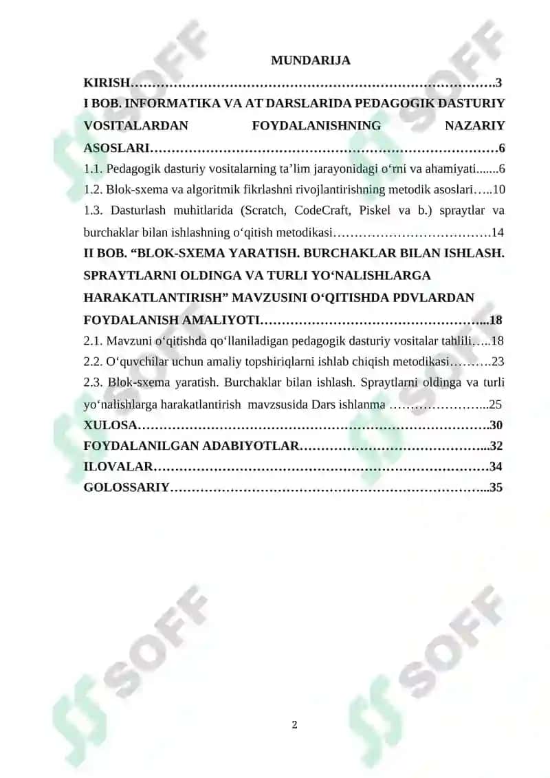 Blok-sxema yaratish. Burchaklar bilan ishlash. Spraytlarni oldinga va turli yoʻnalishlarga harakatlantirish 2