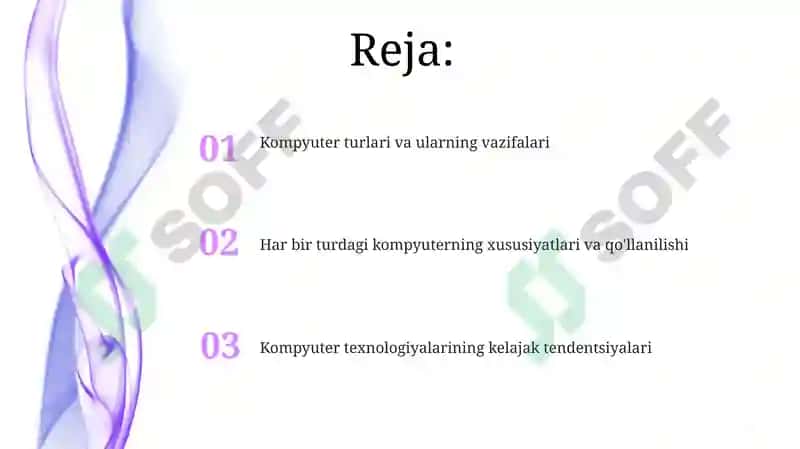 Kompyuter turlari va ularning vazifalari 2
