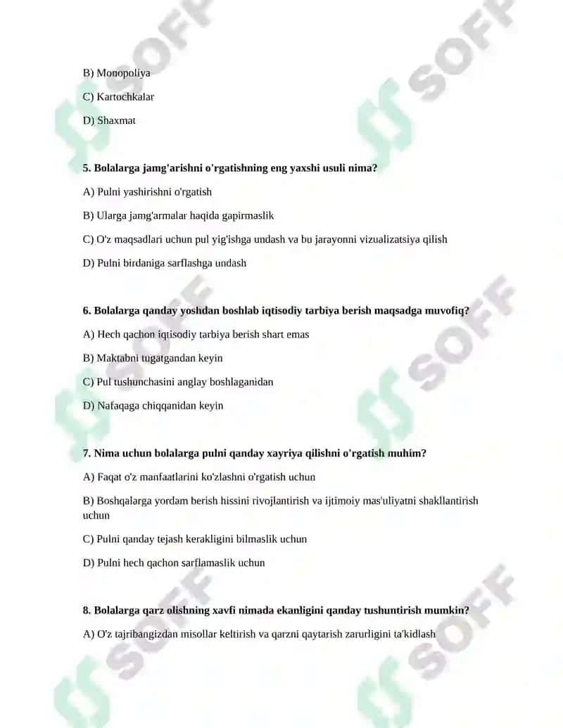 Bolalarga iqtisodiy tarbiya berish usullari 2