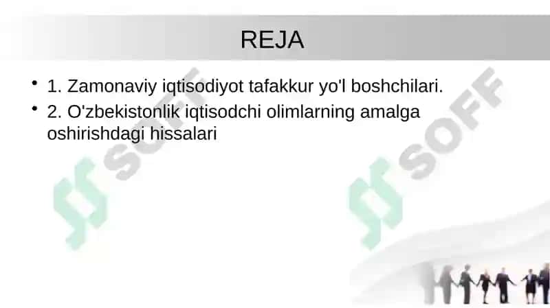 Zamonaviy iqtisodiyot tafakkur yo'l boshchilari 2