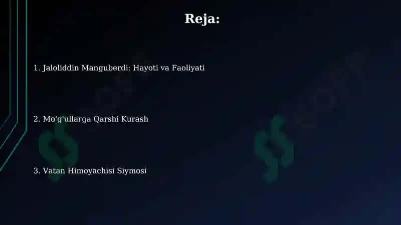 Jaloliddin Manguberdi - Vatan himoyachisi 2