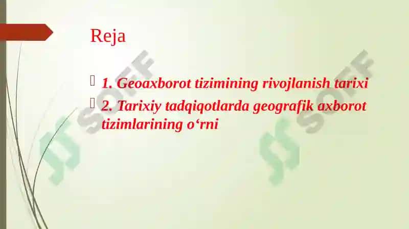 Tarixiy tadqiqotlarda geografik axborot tizimlarining o‘rni 2