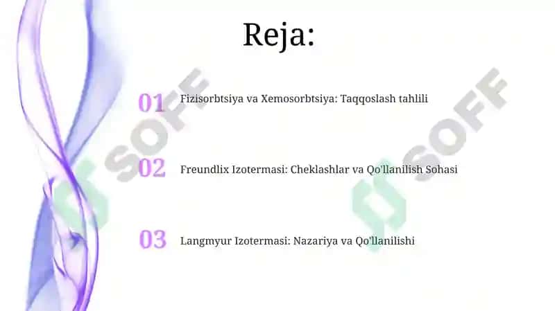 Fizikaviy adsorbsiya va xemesorbsiya 2
