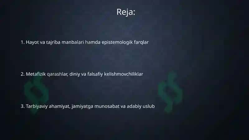 Ibn Tufayl va Ibn Sino ning "Xay ibn Yakzon o'g'li" risolasi 2