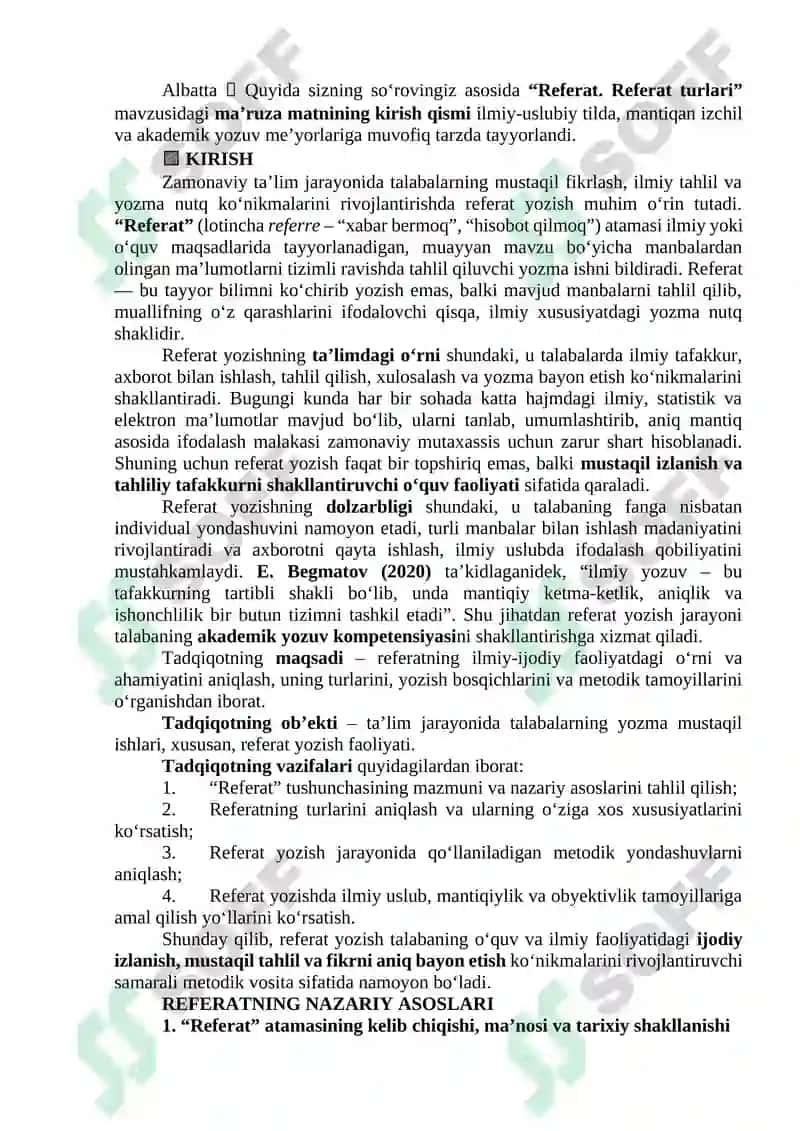 Referat Turlari 2