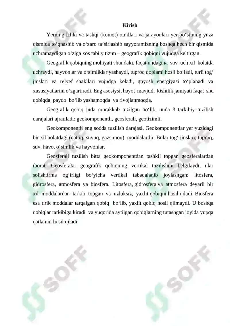 Umumiy geografik qonuniyatlar 2