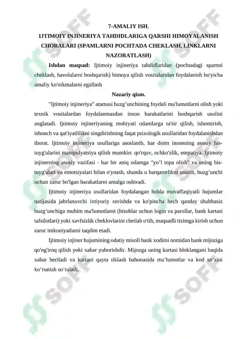 Ijtimoiy Injineriya Tahdidlariga Qarshi Himoyalanoish Choralari 2